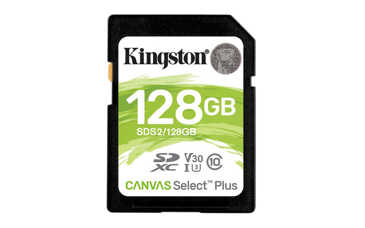 Kingston Canvas Select Plus SD - SDS2/128GB Class 10 UHS-I 128 GB, 128 GB