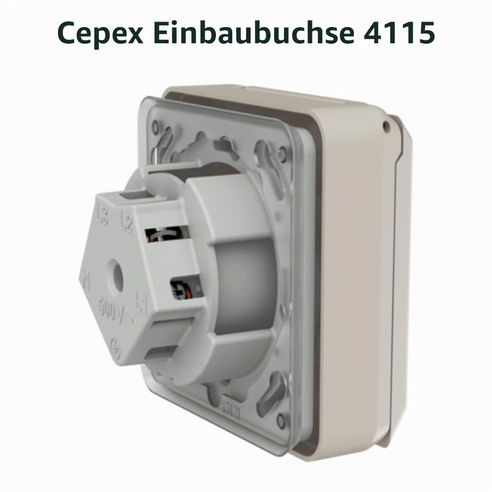 CEE-ANBAUDOSE IP44 16A5P MENNEKES 4115