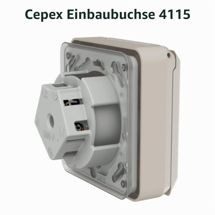 CEE-ANBAUDOSE IP44 16A5P MENNEKES 4115