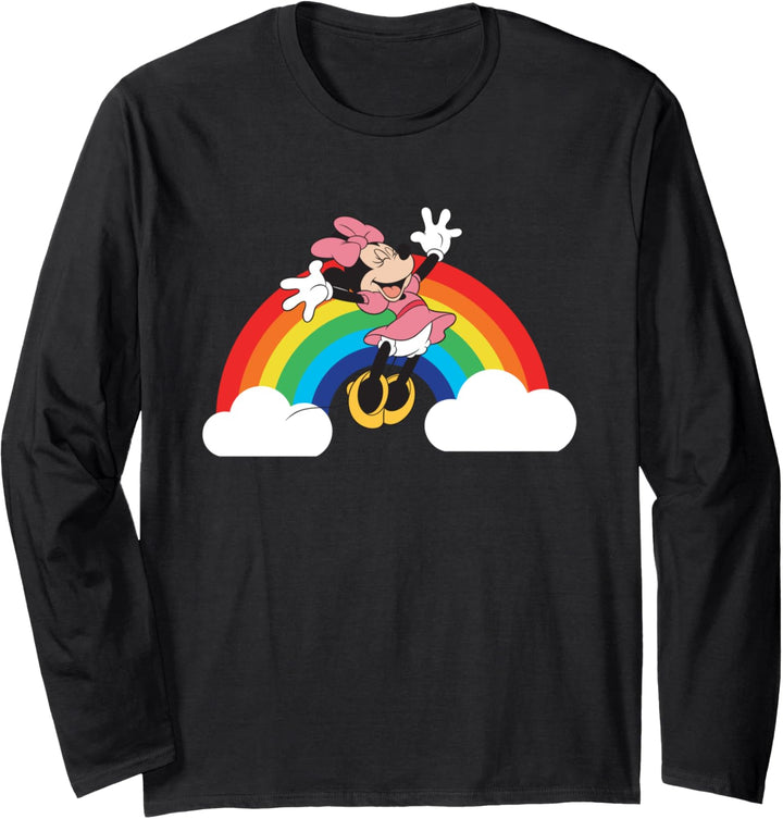 Disney Minnie Mouse Rainbow Langarmshirt