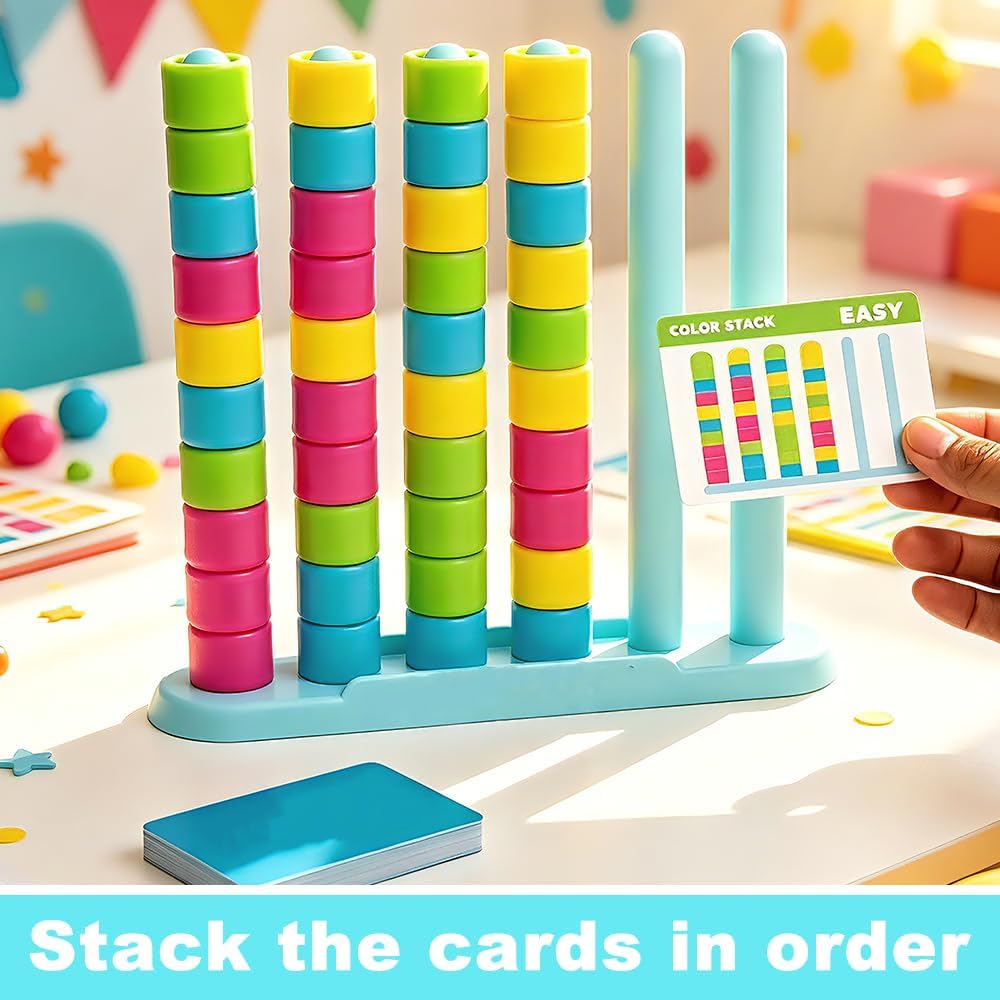 Mineup Farb Stapel Challenge Spiel, Generisch Color Stack Game, Generisch Farbstapel, Color Stack Ma