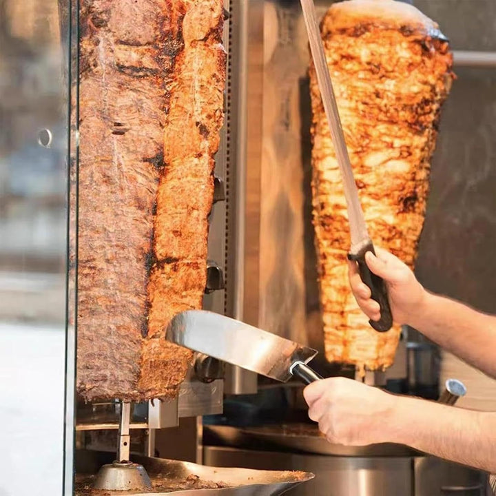 Fleischfängerpfanne, Edelstahl -Grillschaufel, Rotisserie -Tropfpfanne, Handheld Rotisserie -Fängerp
