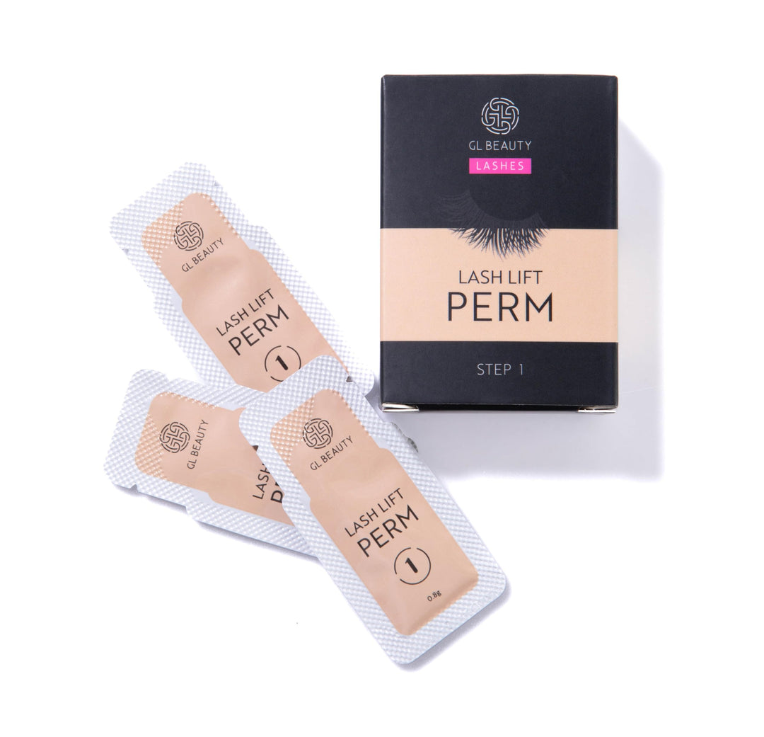 Fast Perm Lash Lift Wimpern Perm Lotion | 30 Behandlungen | Wimpernlifting No. 1 Sachet by GL BEAUTY