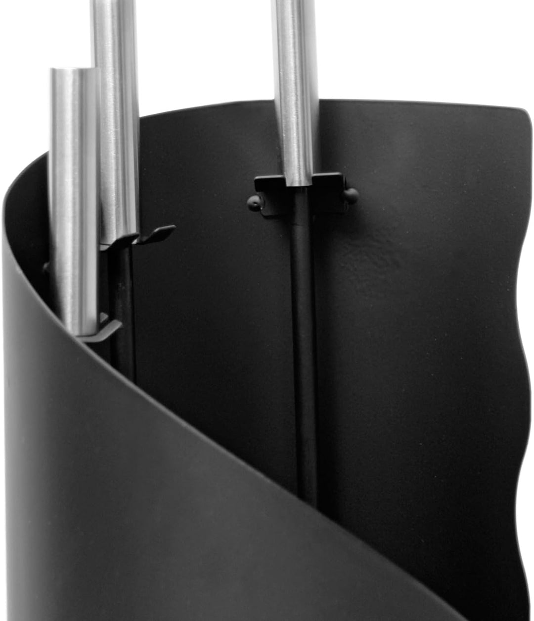 raik R1009 Raik Kaminbesteck Fritz, 3-teilig, schwarz, Edelstahlgriffe, 61