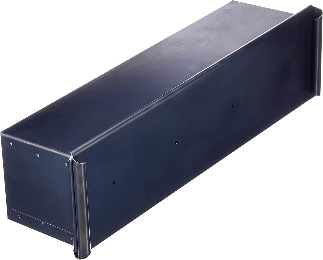 Pentole Agnelli COFE38BC40 Panform mit Deckel, Blaublech 40 x 10 cm 40x10 cm, 40x10 cm