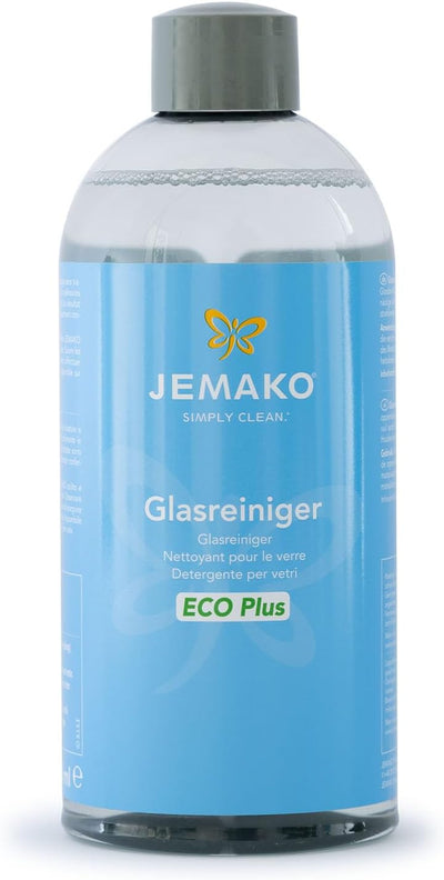 Jemako Glas-Aktivschaum ECO Plus 500ml inkl. Profituch 35x40 cm, Schaumpumpe und Wäschenetz