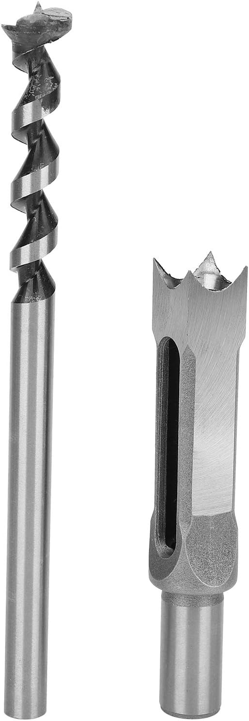 Vierkantbohrer, 20 mm Lager Stahl Senker Bohrer Holzbearbeitungswerkzeug für Dichtungsplatte und Hol