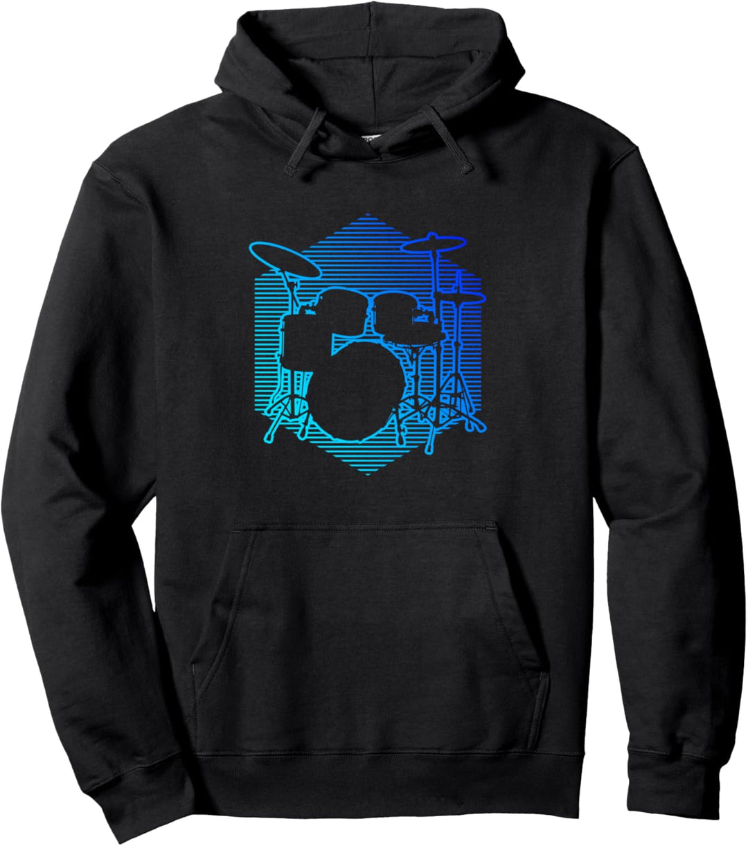 Schlagzeug Kinder Schlagzeuger Jungen Schlagzeugspielen Pullover Hoodie
