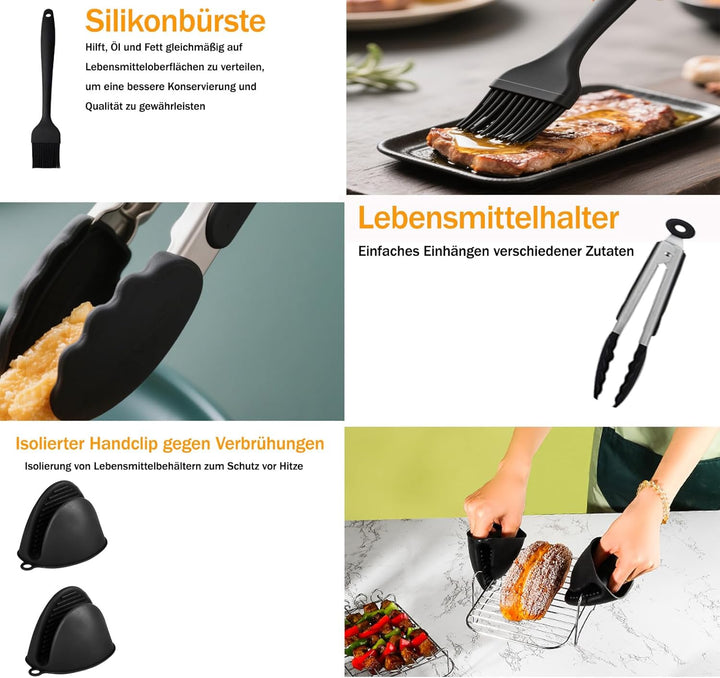 Heissluftfritteuse Zubehör für COSORI Heissluftfritteuse 8,5L, Airfryer Zubehör Accessories für coso