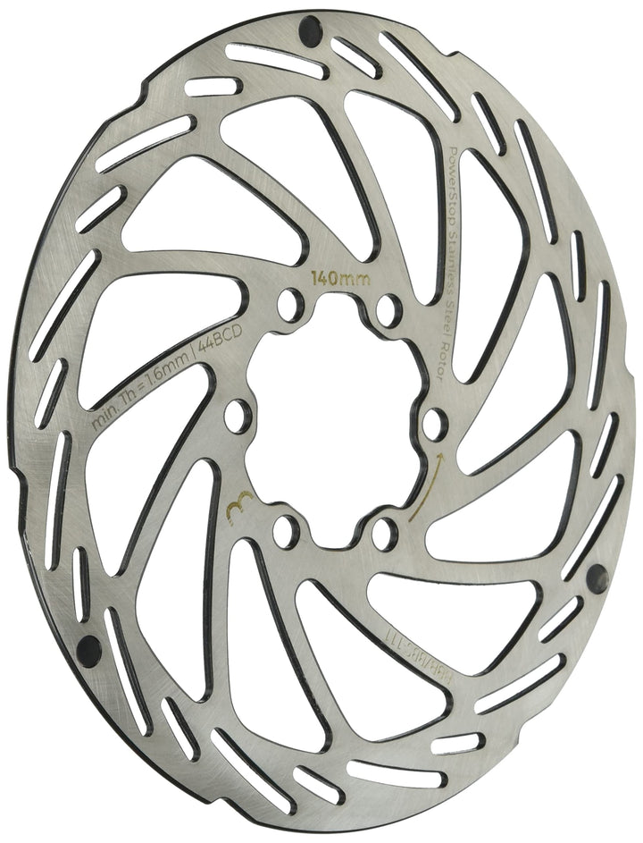 BBB Cycling Bike Bremsscheibe mit 6 Schrauben Edelstahl Fahrradbremsscheibe mit Verschleissanzeige f