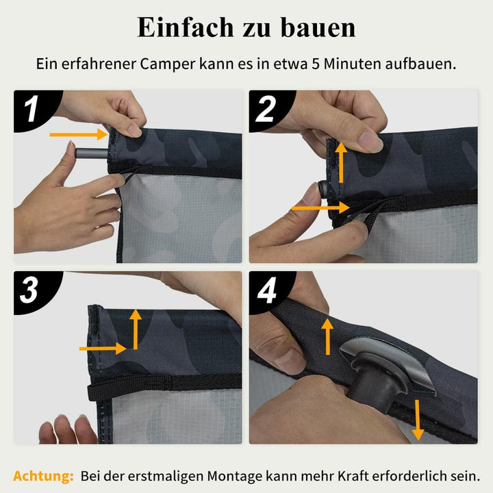 TOMOUNT Feldbett Ultraleichtes 190x70cm Camp Klappbett aus Aluminium Kompaktes Campingliege einfach