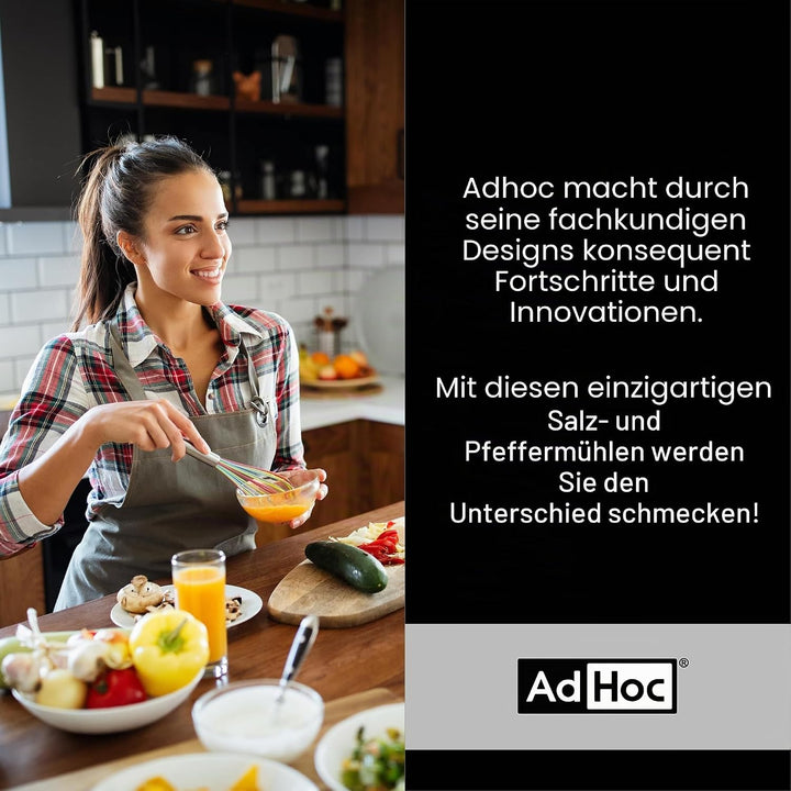 AdHoc MP261 Chilischneider Scape red | Präzise Chilli-Mühle mit patentiertem SchneidWerk® – Edelstah