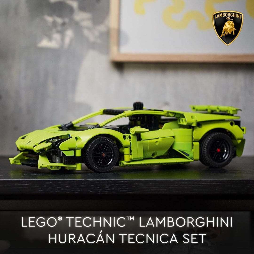 LEGO Technic 42161 Lamborghini Huracán Tecnica Advanced Sportwagen Bauset für Kinder ab 9 Jahren, di
