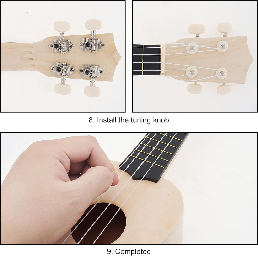 OriGlam DIY Ukulele Kit, machen Sie Ihre eigene Ukulele DIY Kit, Sopran Hawaii Ukulele, Ukulele, Haw