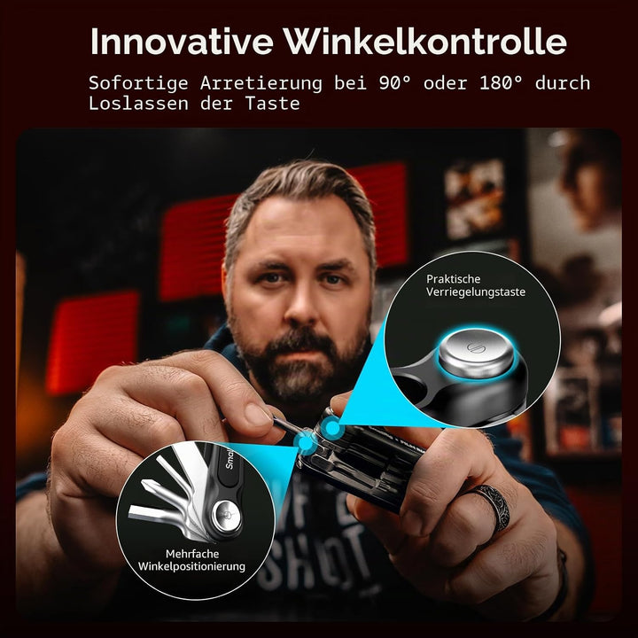 SMALLRIG x FILM RIOT 7-in-1-Klappwerkzeugset mit Schraubendrehern und Inbusschlüsseln, Positionierun