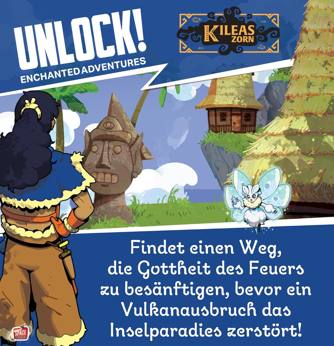 Asmodee, Unlock! Enchanted Adventures, Space Cowboys, Familienspiel, 1-6 Spieler, 10+ Jahre, 60-75 M