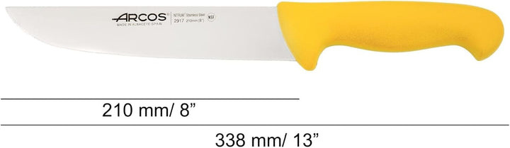 Arcos Fleischermesser aus Nitrum Edelstahl - Professionelles Küchenmesser zum Schneiden von Fleisch,