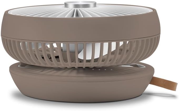TROTEC Tischventilator TVE 2 B – Leiser Mini-Ventilator, 25 W, 2 Stufen, 360° drehbar, ideal für Bür