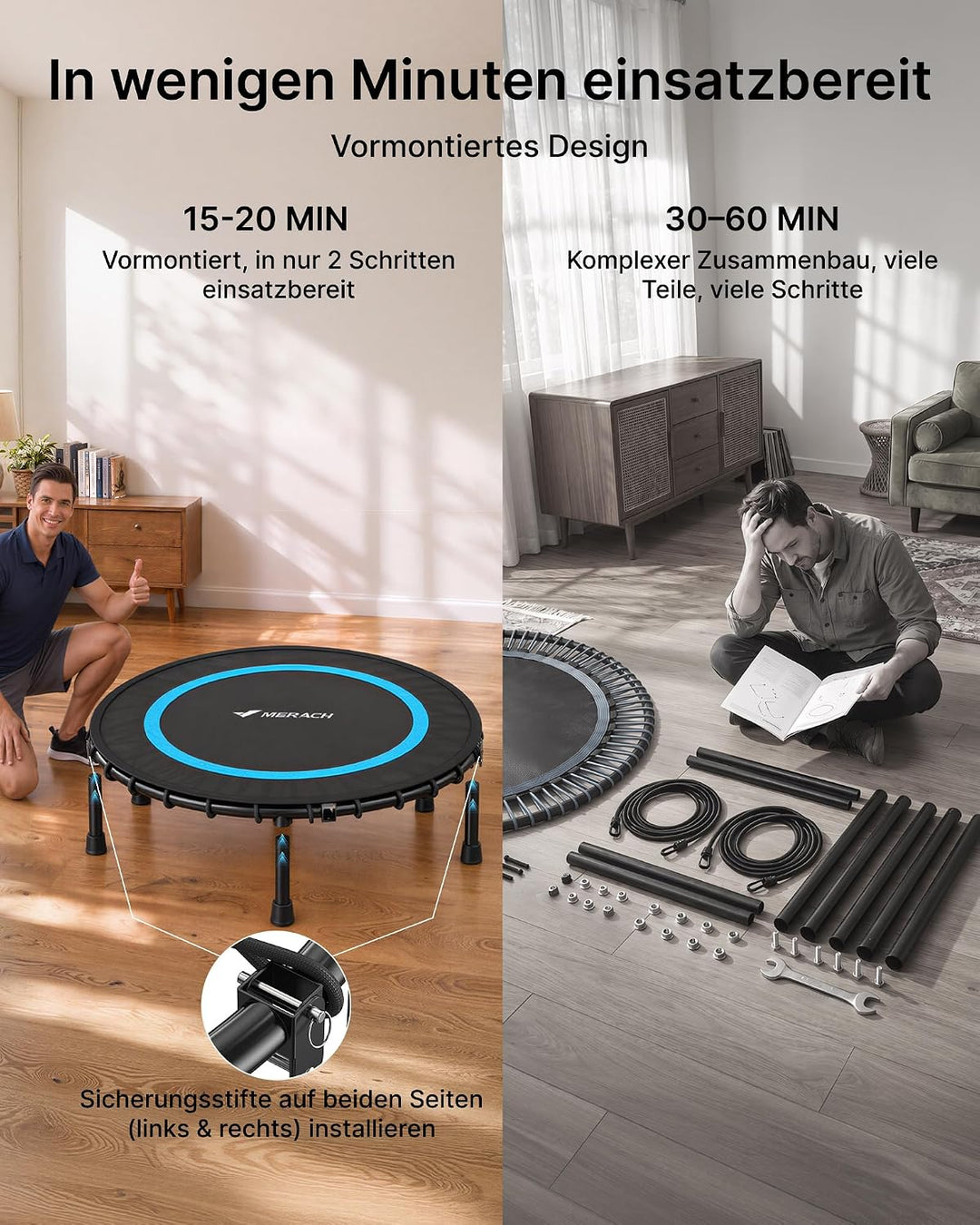 MERACH Mini Trampolin