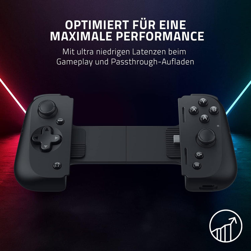 Razer Kishi V2 für iPhone - Mobile Gaming Controller (Universal Fit mit ausziehbarer Brücke, Streami