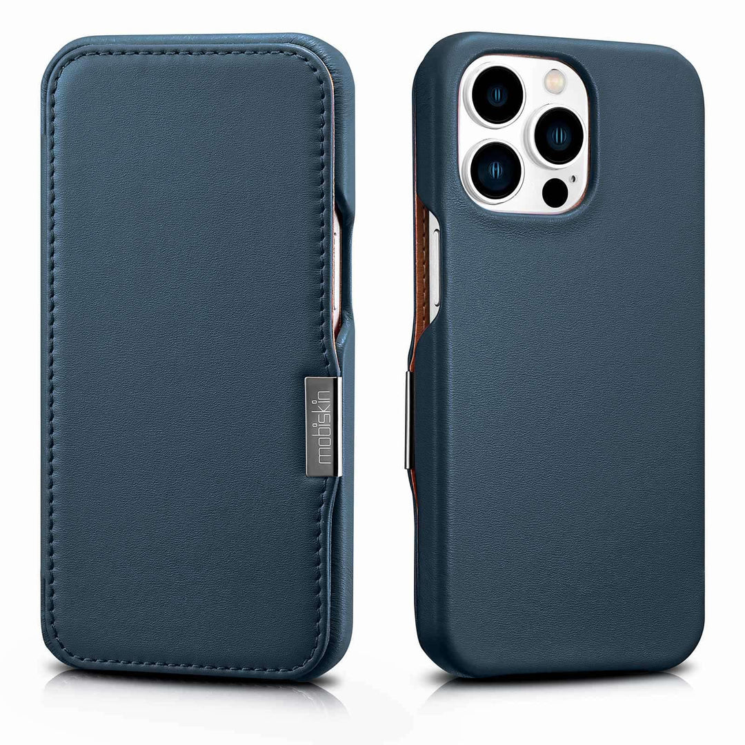 Mobiskin Hülle kompatibel mit Apple iPhone 13 PRO MAX (6,7 Zoll), Handyhülle mit echtem Leder, Case,