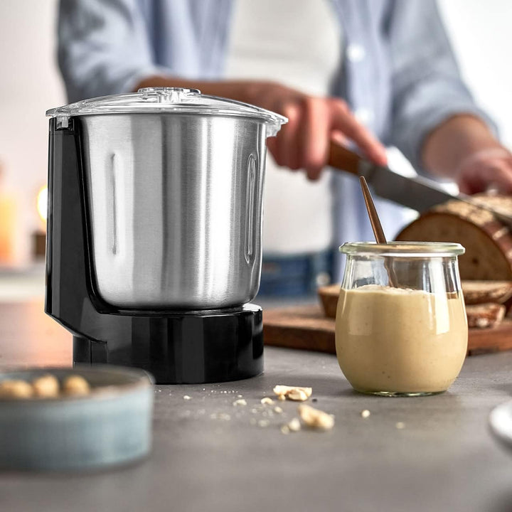 SPRINGLANE Edelstahlmixbehälter für Hochleistungsmixer Hanno, Anthrazit, spülmaschinengeeignet