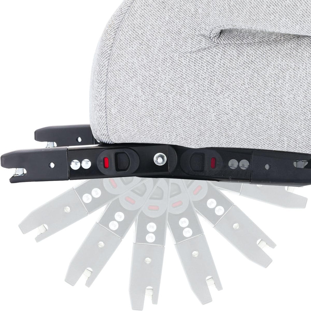 Fillikid Sitzerhöhung i-Size Norm mit ISOFIX Befestigungssystem Kinder Auto Sitz Gruppe 3 125 – 150