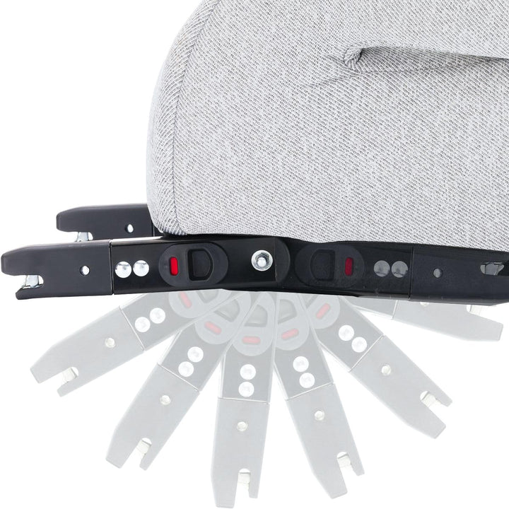 Fillikid Sitzerhöhung i-Size Norm mit ISOFIX Befestigungssystem Kinder Auto Sitz Gruppe 3 125 – 150