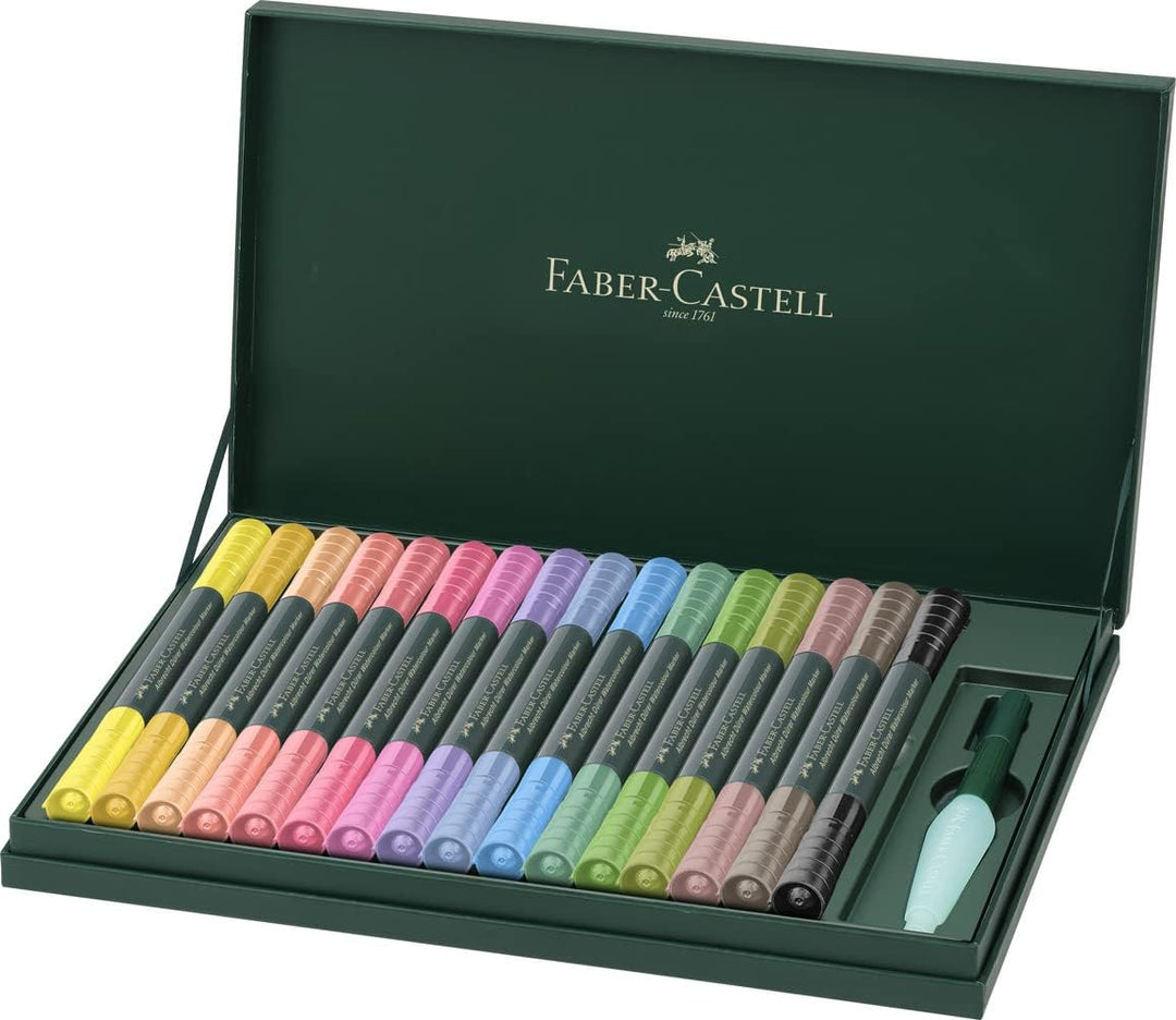 Faber-Castell 160318 Aquarellmarker Albrecht Dürer mit Doppelspitze für flächigen und präzisen Farba