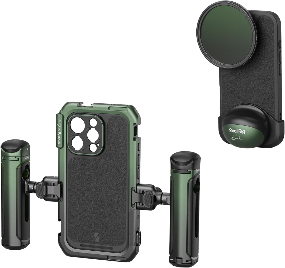 SMALLRIG x Brandon Li Mobiles Video-Kit für iPhone 16 Pro Max, Telefonkäfig mit FilMov Leichtgewicht