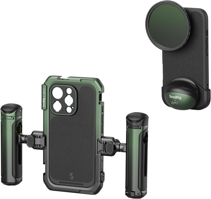 SMALLRIG x Brandon Li Mobiles Video-Kit für iPhone 16 Pro Max, Telefonkäfig mit FilMov Leichtgewicht