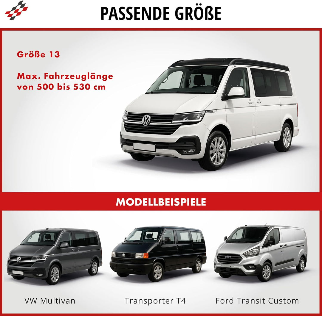Walser Premium Abdeckplane Auto All Weather Plus, Abdeckplane wasserdicht, Bus Abdeckplane, Transpor
