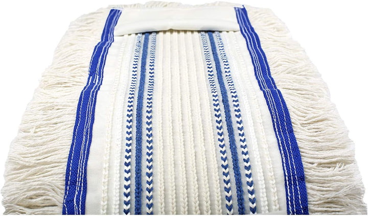 Baumwoll Wischmopp 50 cm mit Mikrofaser Ersatz für Mop Klapphalter - Wischmoppbezug , für Versiegelu