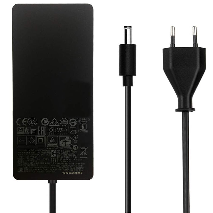 XITAIAN 90W 15V 6A 1749 7.4 * 5.0mm Adapter Netzteil Ladegerät Ladekabel Ersatz für Microsoft Surfac