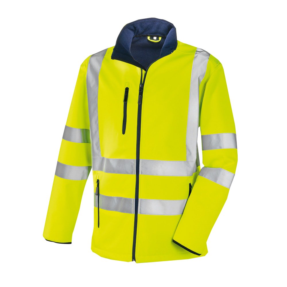 teXXor 4103-XL Warnschutz-Softshell-Jacke "Niagara", Grösse XL, Warngelb XL Warngelb, XL Warngelb