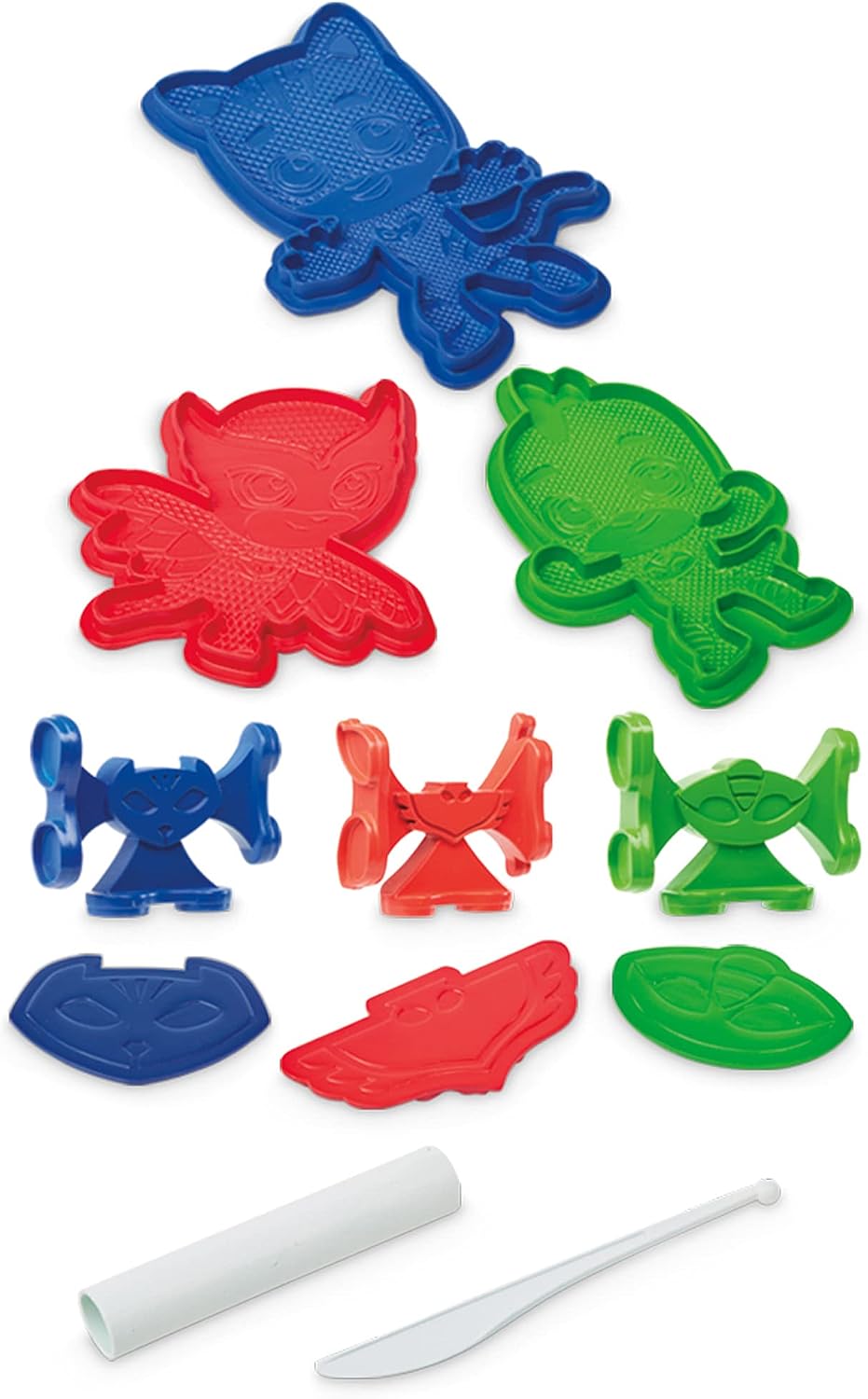 Play-Doh PJ Masks Helden-Knetset, kreatives Spielzeug für Kinder ab 3 Jahren mit 12 Dosen Spielknete