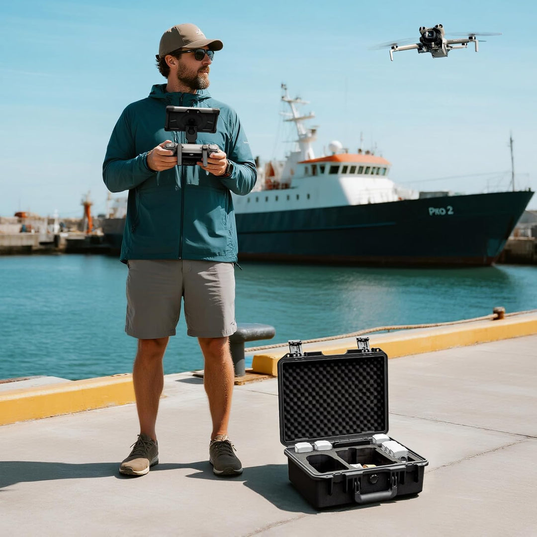 Lykus Titan MM520 Wasserdicht Tasche/Koffer/Case für DJI Mini 5 Pro und DJI RC Pro 2,Unterstützt 8 A
