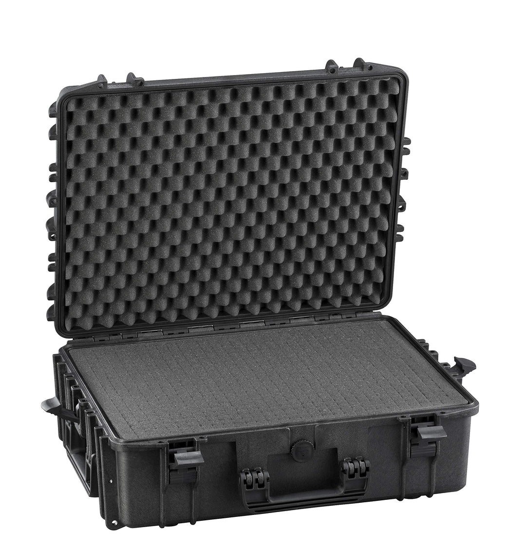 Max MAX540H190S Schutzkoffer für Fotoequipment, stabiler Kunststoff, Innenraum gepolstert, mit Trenn