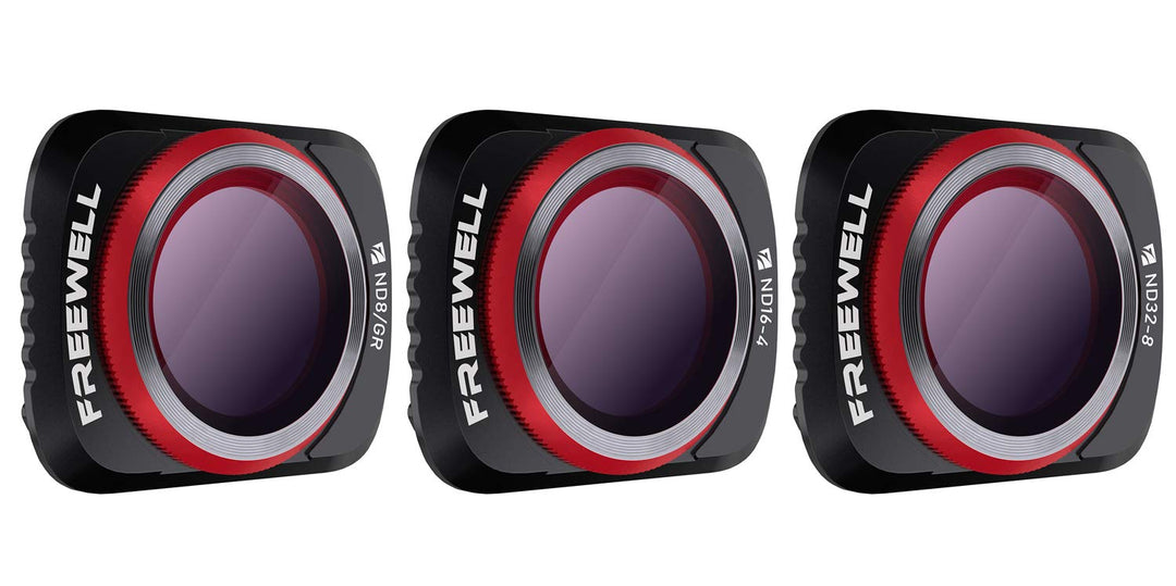 Freewell Landscape Gradient ND Kameraobjektivfilter - 4K-Series - 3Pack ND8-GR, ND16-4, ND32-8 Kompa