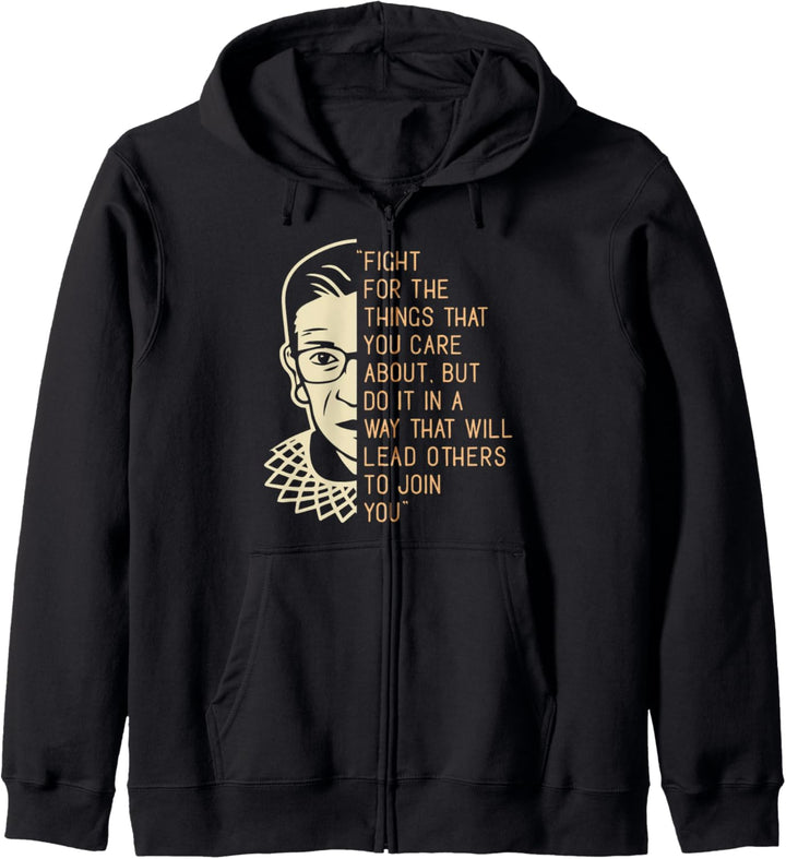 RBG Ruth Bader Ginsberg Kämpfe für die Dinge, die dir Kapuzenjacke