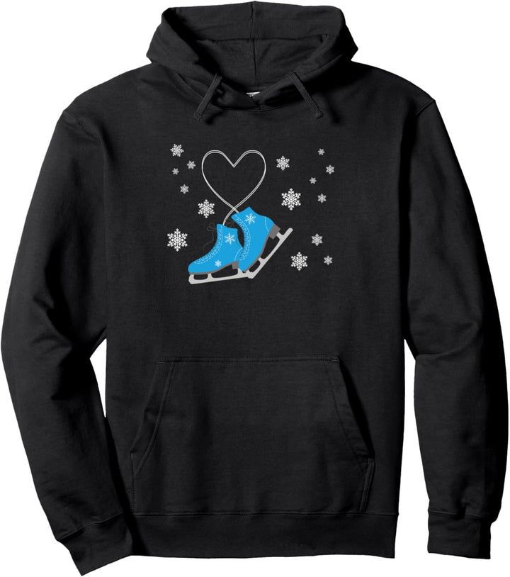 Vintage Eislaufschuh Eislauf Wintersport Geschenk Pullover Hoodie