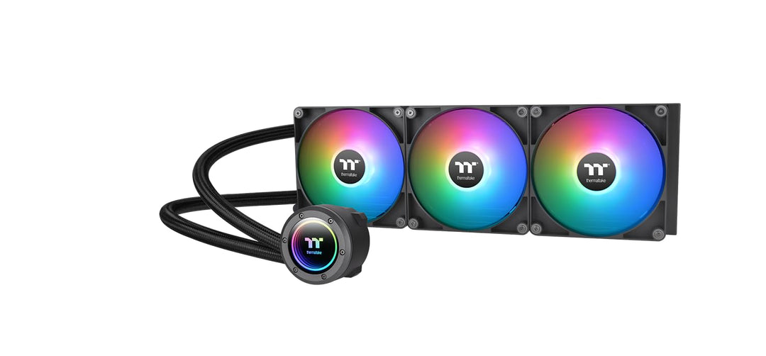 Thermaltake TH420 V2 ARGB Sync CPU Liquid Cooler All-In-One 420mm ARGB Black, 420mm ARGB Black