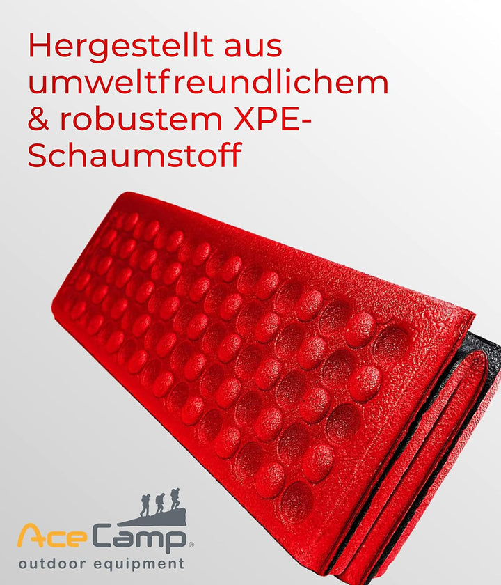 AceCamp Tragbare ultraleichte Mini-Klappmatte, wasserdicht, Schaumstoff-Sitzpolster für Outdoor-Akti