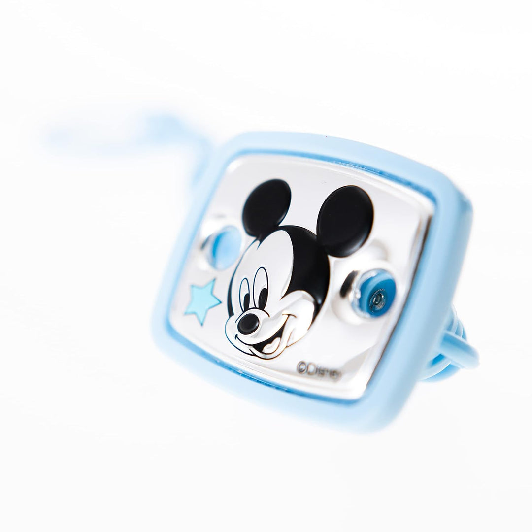 Disney Baby - Schnullerkette mit clip und Schnullerbox in Silber - perfekt als Geschenkidee zur Tauf