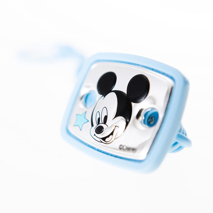 Disney Baby - Schnullerkette mit clip und Schnullerbox in Silber - perfekt als Geschenkidee zur Tauf
