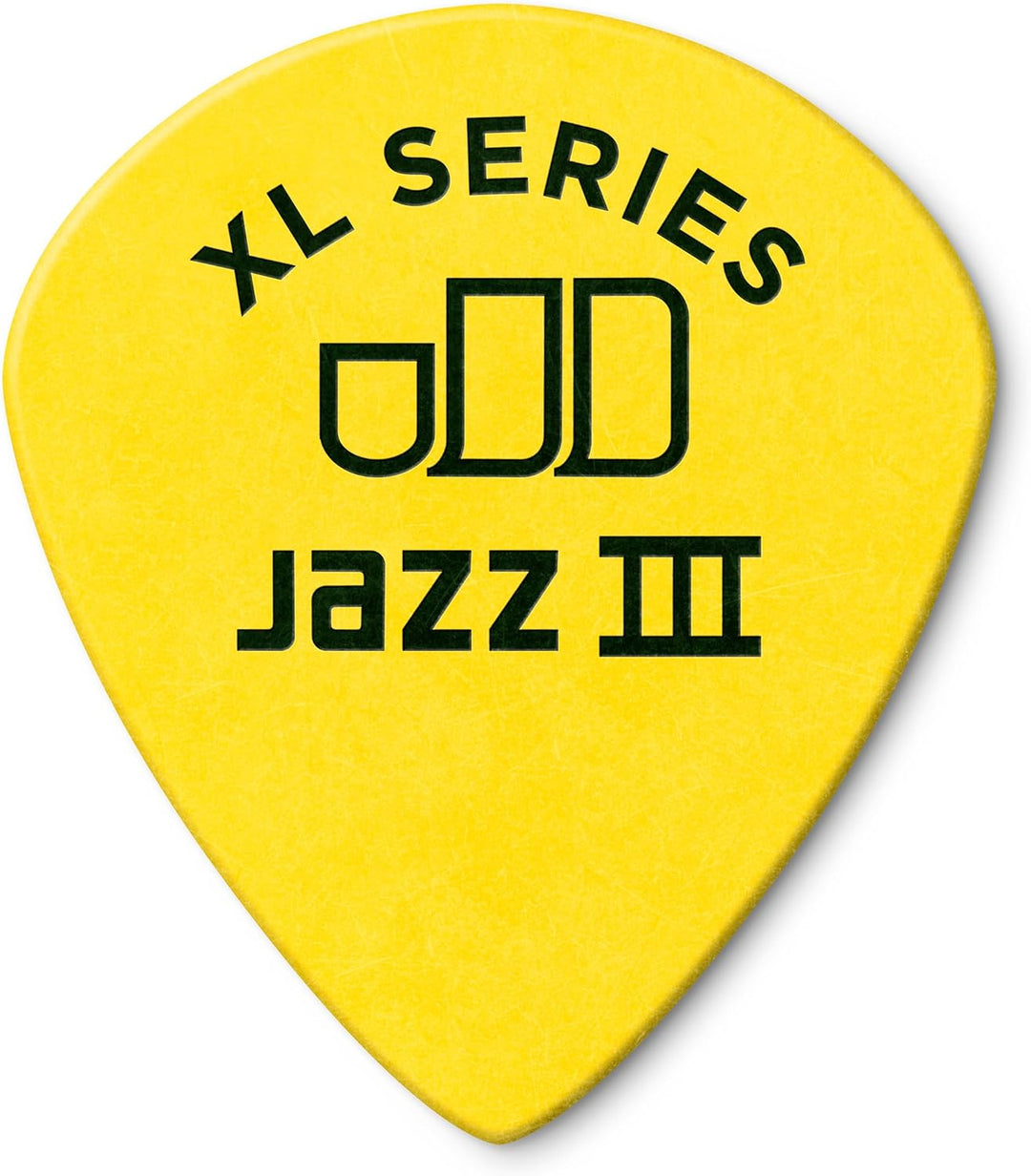 Dunlop 498R.73 Tortex® Jazz III XL, Yellow, .73mm, 72/Bag Sachet de 72 0,73mm, Sachet de 72 0,73mm