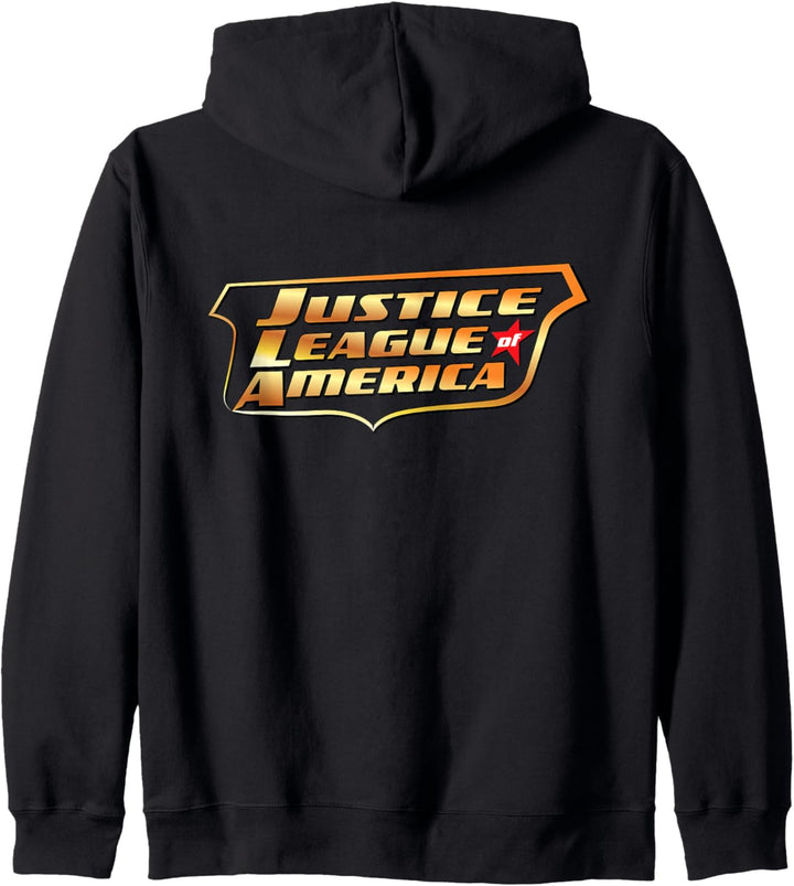 DC Justice League-Logo JLA Classic Metallicc Kapuzenjacke