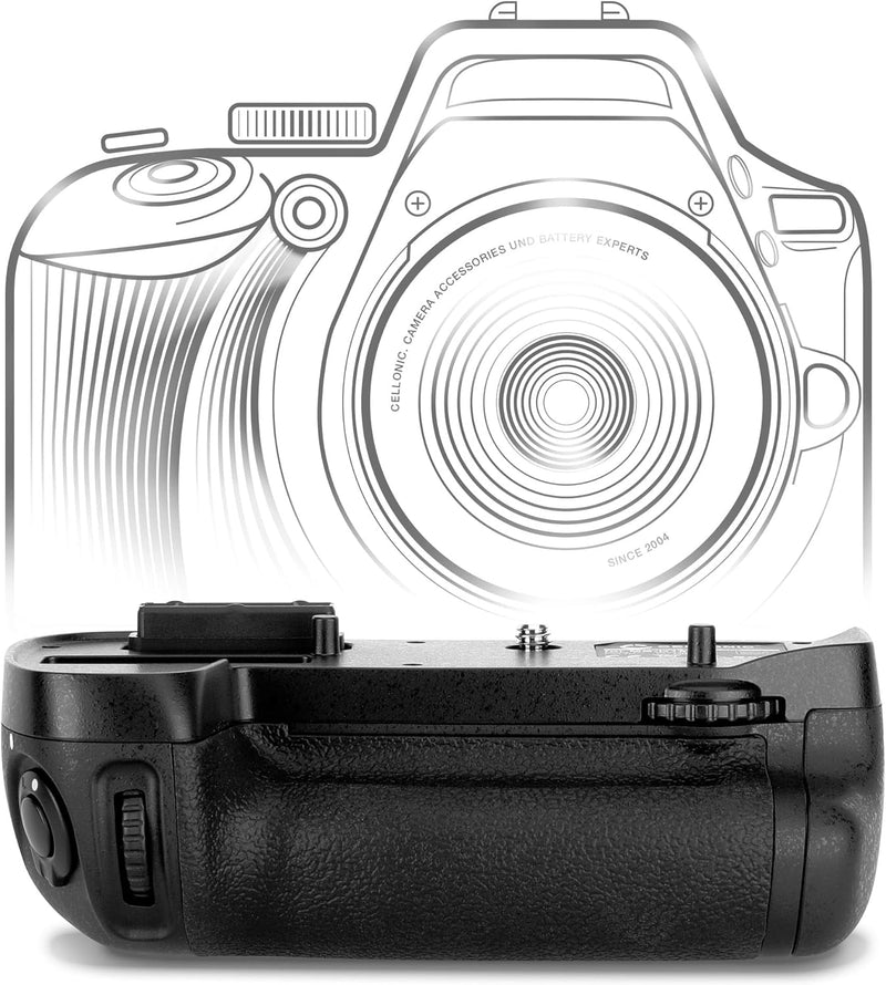 CELLONIC® Batteriegriff MB-D15 für Nikon D7100, D7200 Akkugriff für EN-EL15 Battery Grip - Kamera Ho