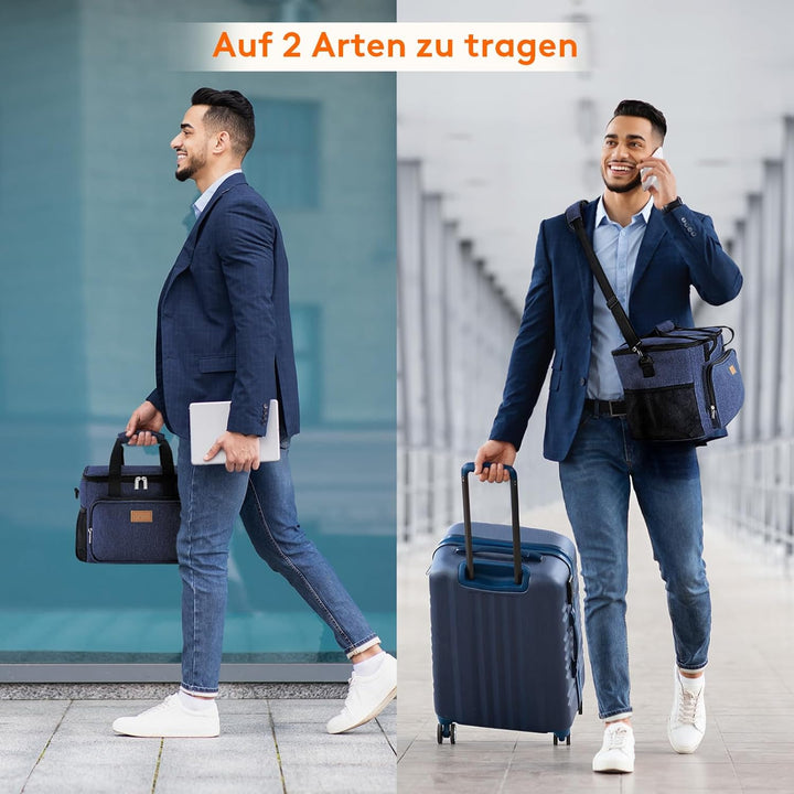 Lifewit Kühltasche 15L, Lunch Tasche Faltbar, Lunch Bag für Herren und Damen, Isolierte Tasche mit R