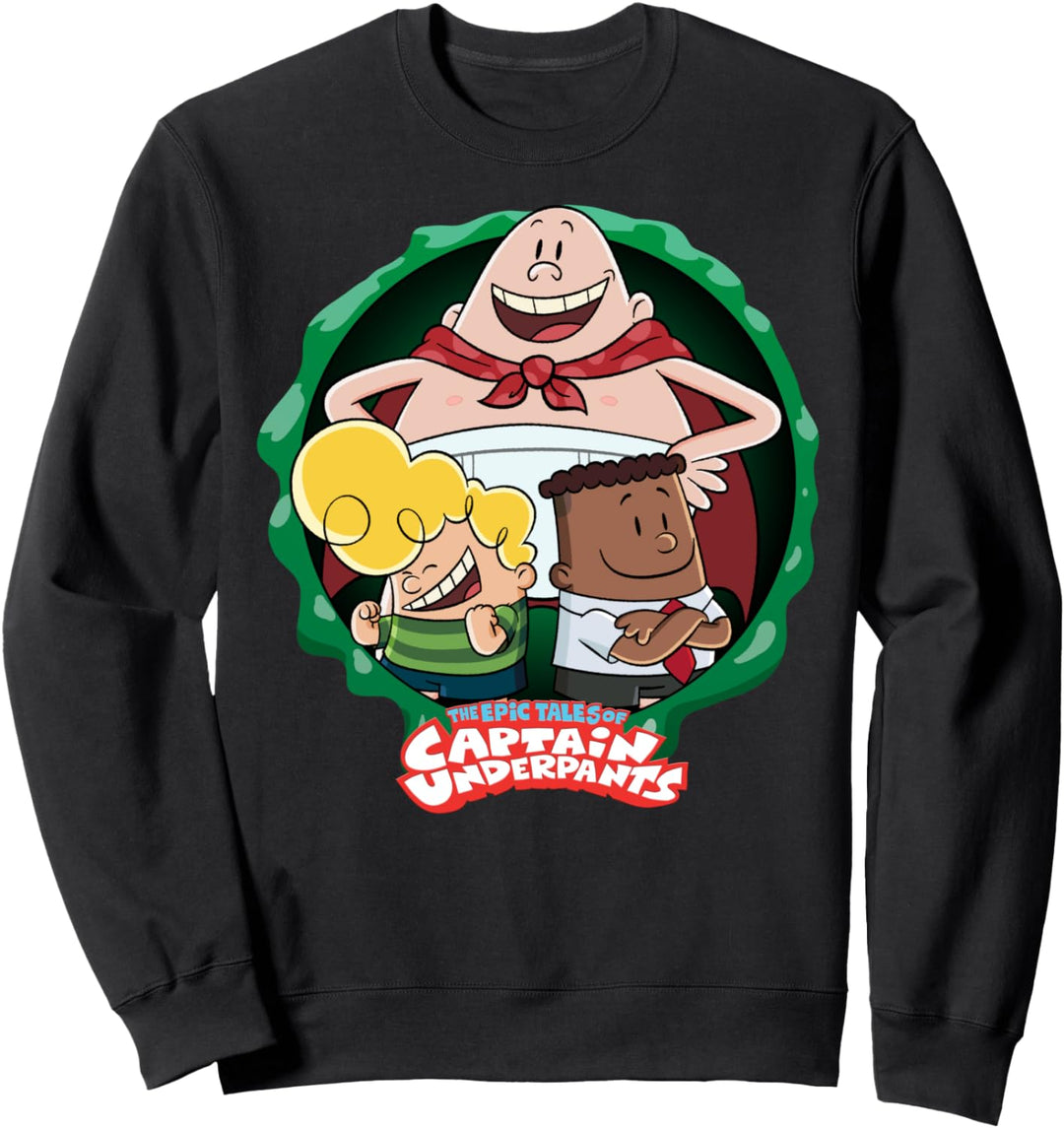 Captain Underpants Scheinwerfer Sweatshirt
